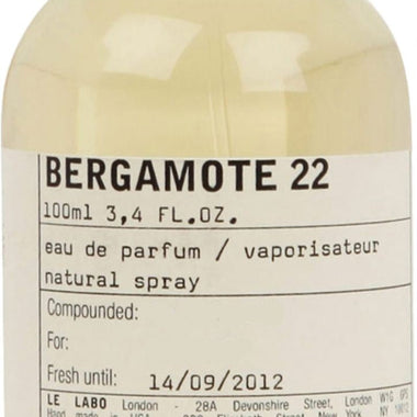 Le Labo Bergamote 22 Eau De Parfum